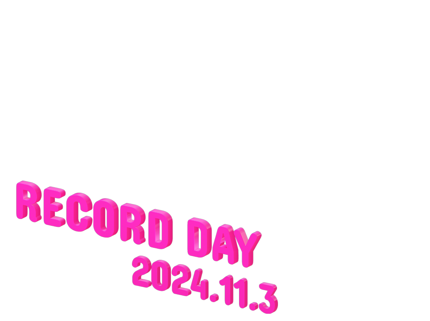 レコードの日 RECORD DAY 2024.11.3